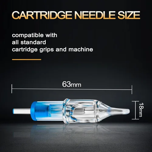 Vista 7 de Yuelong - Cartuchos de agujas de tatuaje – Yuelong 40 cartuchos de tatuaje, agujas mixtas redondas para sombreado Magnum 3RL 5RL 7RL 9RL 7RS 9RS 7RM