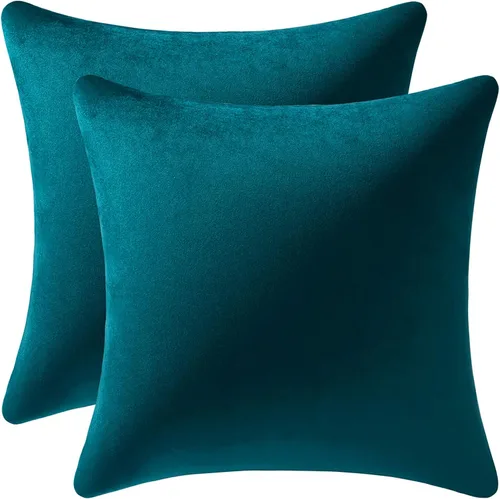 Vista 56 de Funda de almohada para cuerpo de Dezene, súper suave de terciopelo con cierre de cremallera oculto.