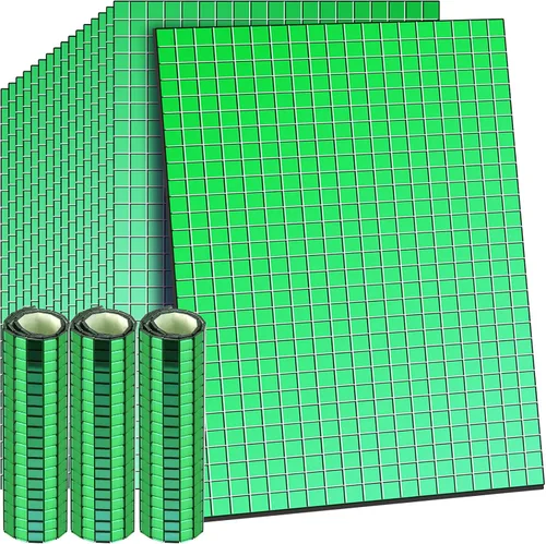 Vista 21 de 7200 azulejos autoadhesivos de espejo de discoteca, 0.197 x 0.197 in, azulejos de mosaico para manualidades, proyectos de bola de discoteca, Morado