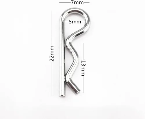 Vista 4 de yueton 50pcs RC Piezas de Coche Camión Buggy Vehículos Shell Reemplazo 1/8 1/10 Escala Doblada Cuerpo Clips