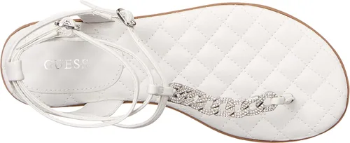 Vista 5 de GUESS Women's Brighti Flat Sandal