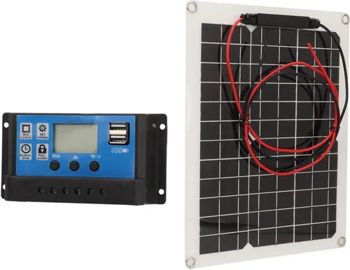 Vista 9 de Kit de panel solar de 300 W DC 12 V 24 V 50 A cargador solar de alta eficiencia IP67 impermeable con controlador para autocaravana RV