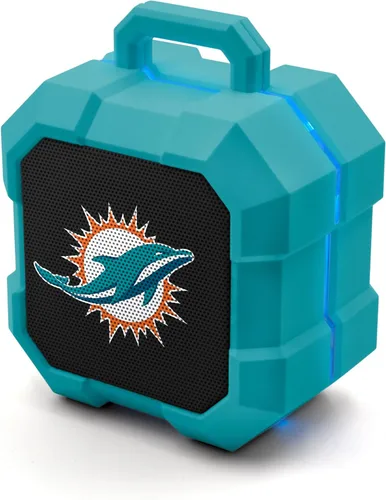 Vista 16 de SOAR NFL Shockbox - Altavoz Bluetooth inalámbrico LED, resistente al agua, IPX4, 5.0 Bluetooth con más de 5 horas de tiempo de reproducción, pequeño