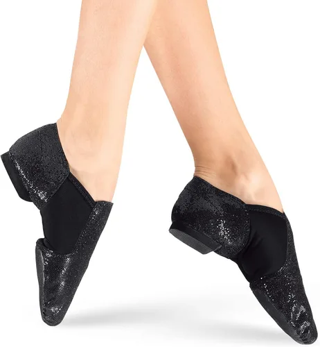 Vista 3 de Double Platinum Womens Glitter Jazz Shoes