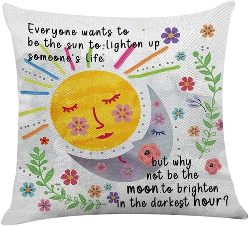 Vista 13 de Littlefa Inspiring Gifts - Funda de cojín con diseño de flores retro, funda de cojín decorativa para sala de estar, dormitorio, decoración para Sé