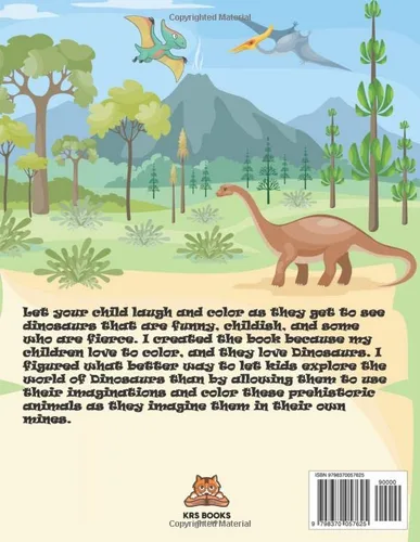 Vista 2 de Giant Dinosaur Coloring Book More Than 150 Pages of Art