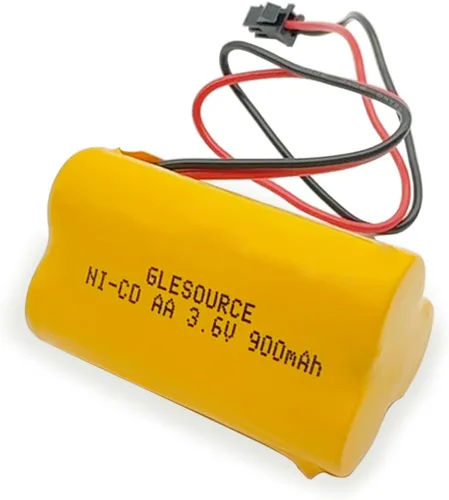 Vista 6 de XUNTU Batería de repuesto NiCad de 3.6V 900mAh AA ELB-B001 compatible con Lithonia ELB-B001 Lithonia EU2 LED Interstate ANIC1566 Unitech 0253799 Luz