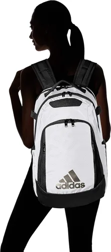 Vista 6 de adidas 5-Star Team - Mochila unisex para adulto, Blanco, talla única