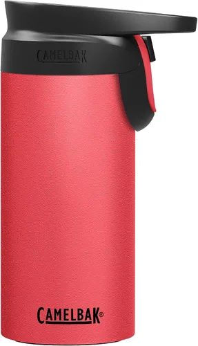 Vista 32 de CamelBak Forge Flow - Taza de viaje aislada de acero inoxidable, color negro, 16 onzas