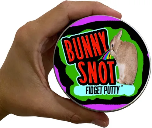 Vista 4 de Bunny Snot Therapy Putty – Divertido regalo de broma para adultos, masilla para el estrés, divertido regalo de conejito Booger novedoso para Pascua
