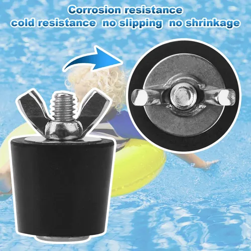Vista 2 de Enchufe de invierno para piscina, de 0.9 a 1 pulgada, 1.3 a 1.5 pulgadas, 1.65 a 2 pulgadas, enchufes de expansión de invierno para piscina, enchufe