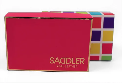 Vista 7 de SADDLER - Cartera de piel de lujo para mujer, con cierre RFID, tamaño mediano, con cierre de cremallera, ideal para monedas de identificación