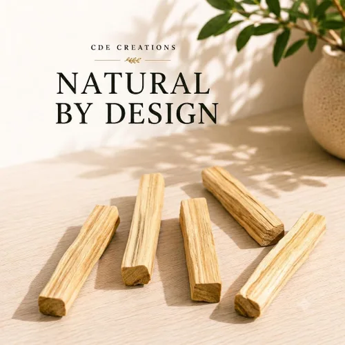 Vista 5 de 20 palitos de Palo Santo, madera natural prémium para limpieza