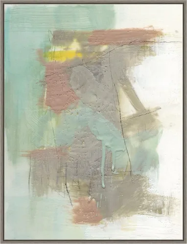 Vista 12 de Amanti Art Framed Canvas Wall Art 24x18 Retro Splash IV by Jennifer Goldberger, Framed Wall Art Canvas, Abstract Artwork, Traditional Decor, Medium