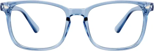 Vista 14 de Lentes cuadrados vintage con bloqueo de luz azul, antifatiga ocular, filtro UV, para computadora, lentes anti-luz azul para hombres y mujeres Ámbar