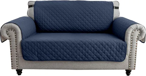 Vista 62 de MIFXIN Funda reversible para sofá, impermeable, antideslizante, lavable, con correa elástica, protector de muebles para mascotas, perros y niños