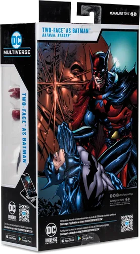 Vista 10 de McFarlane Toys - DC Multiverse de dos caras como Batman (Batman: Reborn) Figura de acción de 7 pulgadas