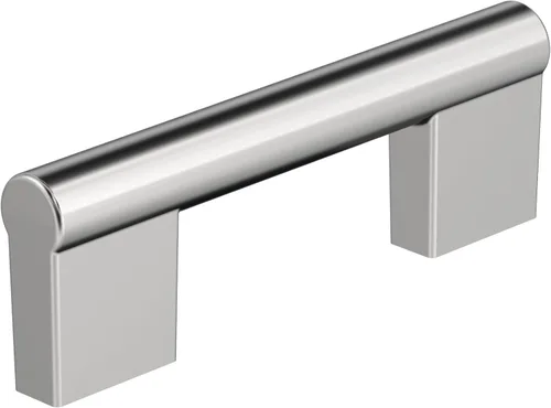 Vista 22 de Amerock Versa 3-3/4 pulgadas (96 mm) de centro a centro Bronce champán Manija de gabinete - paquete de 10 unidades Champagne bronce