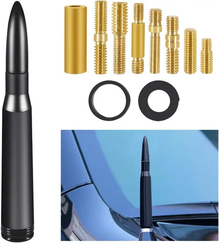 Vista 5 de DORHEA Antena rechoncha de repuesto para Dodge RAM 1500 RAM 2500, RAM 3500 Ford F-Series F-150 Raptor F-250 F-350 F-450 Heavy Duty Ranger Classic