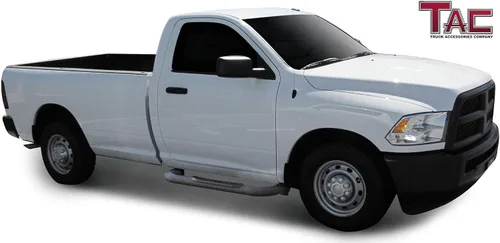 Vista 3 de TAC - Estribos laterales para 2009-2018 RAM 1500 Regular Cab 2019-2023 RAM 1500 Classic Regular Cab 2010-2026 RAM 2500/3500/4500/5500 Pickup