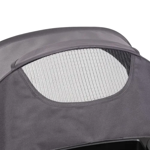 Vista 8 de Baby Trend Passport® Carrito con Silla de Paseo, Cielo Plateado plateado (Silver Sky)