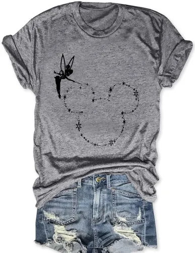 Vista 15 de Magic Kingdom Castle - Camisa de manga corta para mujer, estilo bohemio