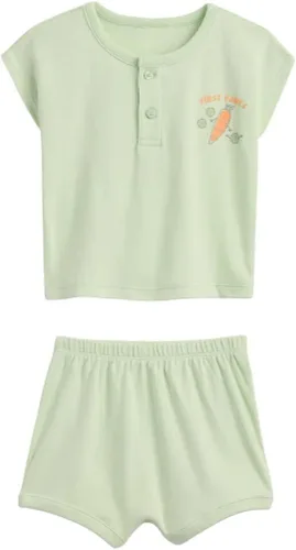Vista 6 de GAP Conjunto Henley acanalado de 2 piezas para bebé