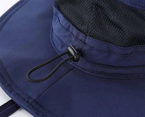 Vista 22 de Connectyle Sombrero de sol Boonie para hombre, protección UV, pesca, senderismo, camping, sombrero
