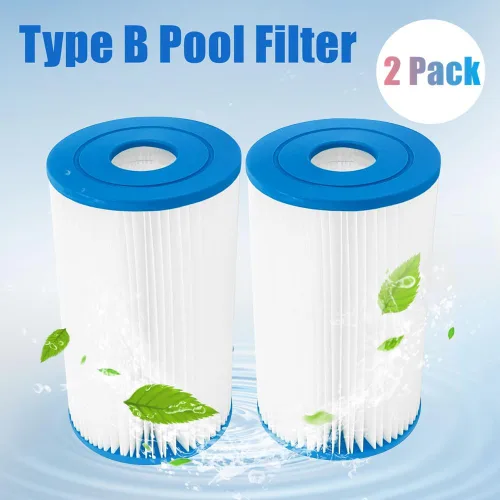 Vista 7 de Cartucho de filtro de piscina tipo B compatible con bomba de filtro in-tex de 2500 GPH para piscinas sobre el suelo, cartucho de filtro de piscina