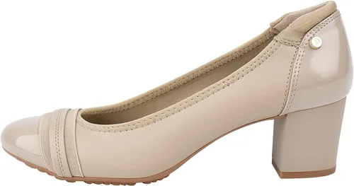 Vista 7 de JENN ARDOR Zapatos de tacón bajo con punta redonda cerrada, zapatos de vestir clásicos de media cuadrada, para boda, fiesta, oficina, 2 pulgadas