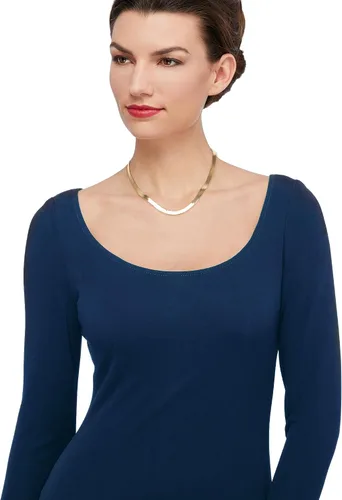 Vista 2 de Ross-Simons Italian 6mm Herringbone Chain Necklace