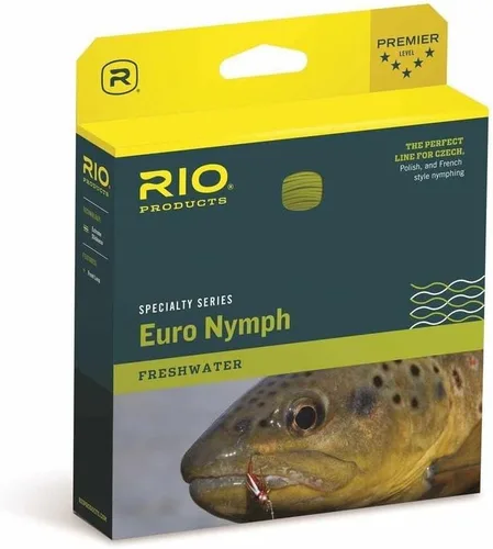 Vista 3 de Rio Fips Euro Nymph Fly Line Orange/Sage/Olive