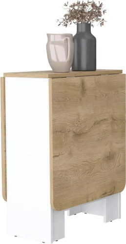 Vista 3 de White and Folding Dining Table