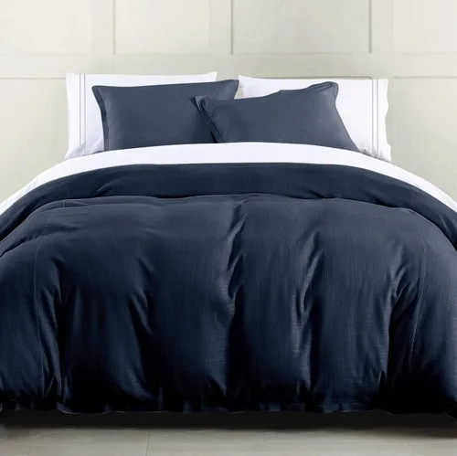 Vista 9 de HiEnd Accents Hera - Juego de edredón de lino a medida de 3 piezas con fundas de almohada, juego de ropa de cama de color liso gris Queen