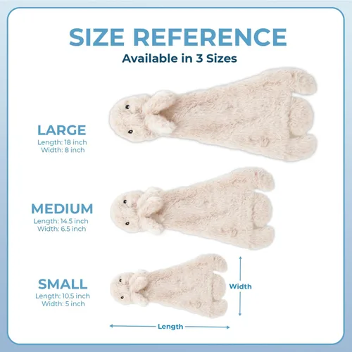 Vista 5 de Best Pet Supplies Juguetes chirriantes para perros con tela suave y duradera para mascotas pequeñas, medianas y grandes, juguete interactivo