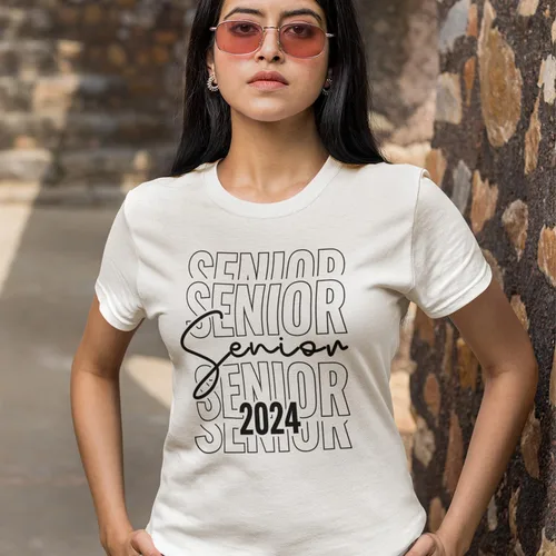 Vista 4 de Trendy Senior Sweatshirts, Hoodies & TShirts for College Campus Wear and High School 12th Graders - Graduation Shirt