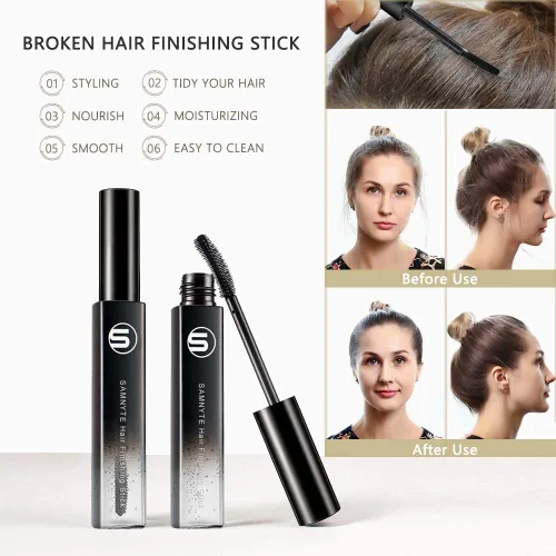 Vista 14 de Samnyte Barra de cera para el cabello Flyaway, barra domadora de cabello Fly Away para cabello de bebé, barra de acabado de cabello funciona en 3
