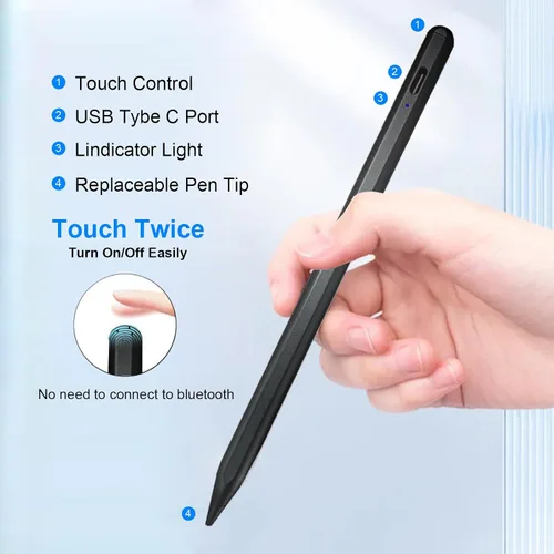 Vista 8 de EFAITHFIX Lápiz óptico universal para iPad con pantallas táctiles compatible con iPhone/iPad pro/Mini/Air/Android/Microsoft/Surface All Touch