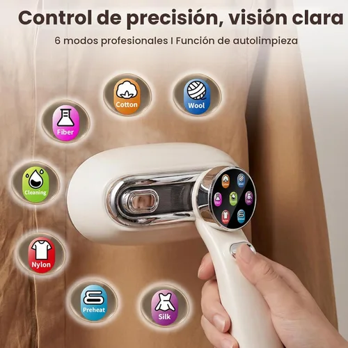 Vista 3 de Vaporizador de mano para ropa, vaporizador de ropa y plancha