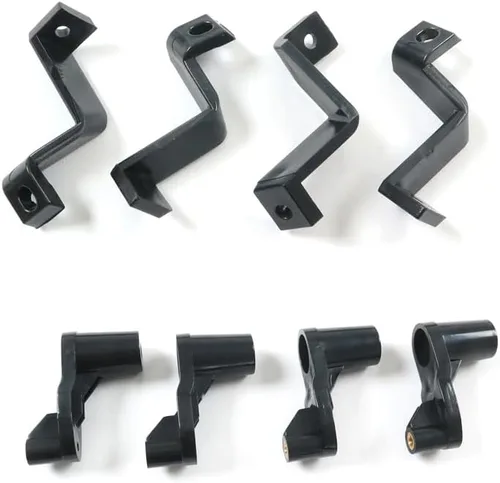 Vista 8 de Carenado interior con efecto de carbono con 4 cápsulas de altavoz de 6.5 pulgadas, carenado de murciélago doble DIN para Harley Touring 2014-2023