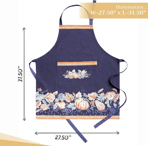 Vista 234 de Maison d' Hermine Delantales para mujer con bolsillo, 100% algodón (27.50 x 31.50 pulgadas)