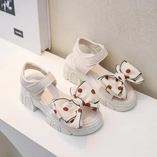 Vista 5 de Komfyea Sandalias planas de playa para niña, con puntera envolvente, con diseño de flores suaves