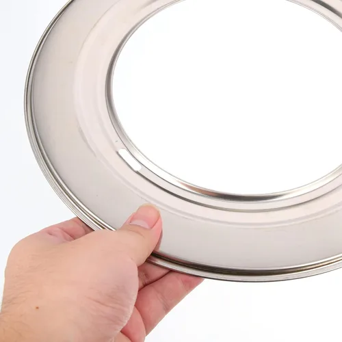 Vista 9 de Cabilock Adaptador de anillo de acero inoxidable para estante redondo Cocina Anillo de vapor Alimentos