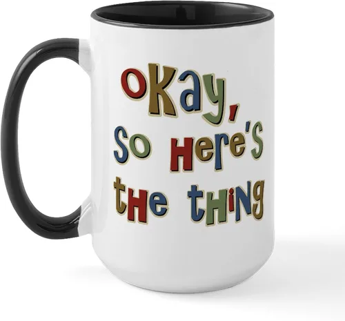 Vista 11 de CafePress Cattitude Funny Cat Saying Taza Grande de Café de Cerámica 15 oz (444 ml)