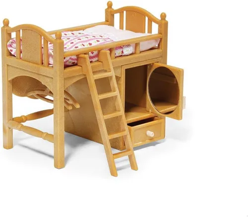 Vista 4 de Calico Critters, muebles y decoración para casa de muñecas, literas