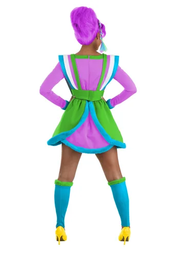 Vista 3 de Disfraz de Stormy Rainbow Brite para Mujer Multicolor