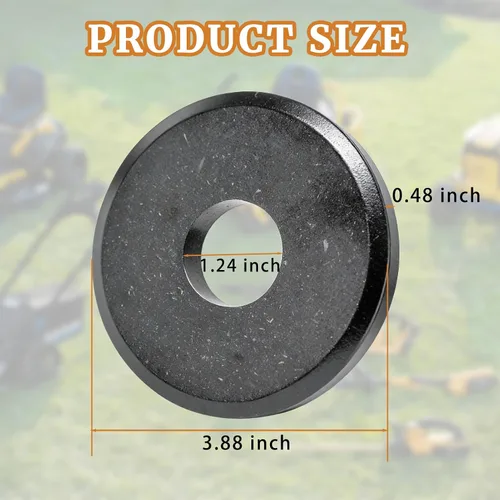 Vista 2 de Anti desgaste GW-2732 Disc-Reverse Fiber Compatible con Troy-Bilt MTD, números de pieza: 1072, GW-1072, 2732