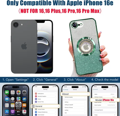 Vista 33 de Misscase Funda magnética con purpurina para iPhone 11 compatible con MagSafe, protección completa, delgada, a prueba de golpes, antiarañazos