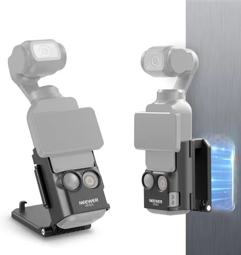 Vista 12 de NEEWER Pocket 3 Jaula, Plataforma de Grabación de Video para Cámara Gimbal de Aleación de Aluminio con Adaptador Incorporado de Accesorios de Cámara