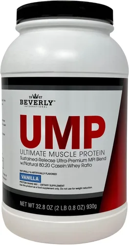 Vista 12 de Beverly International UMP Proteína en Polvo, Pastel de Ángel. Proporción Única de Suero-Caseína Desarrolla Músculo Magro. Fácil de Digerir. Sin